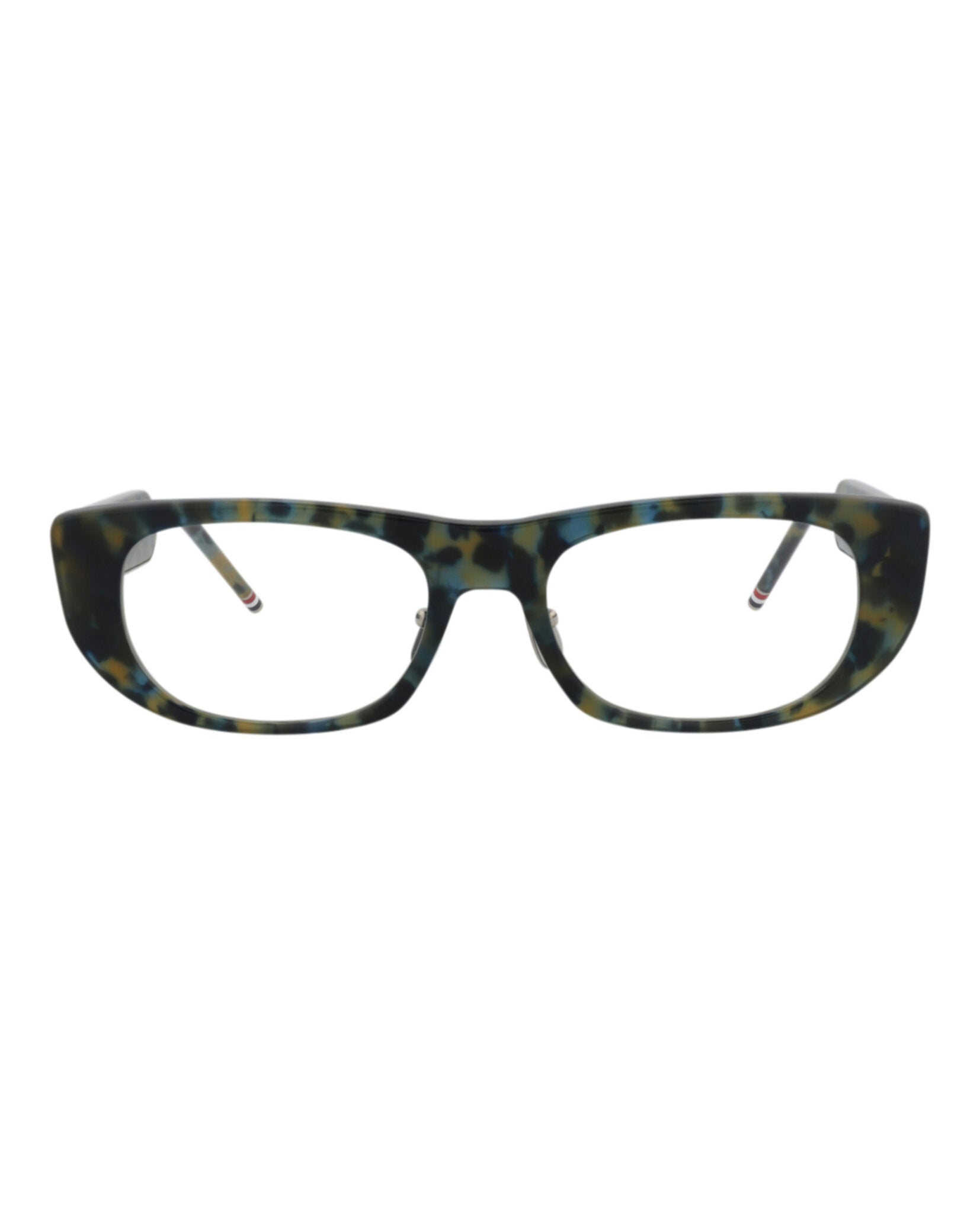 

Круглые ацетатные оптические оправы Thom Browne, цвет navy tortoise navy tortoise transparent