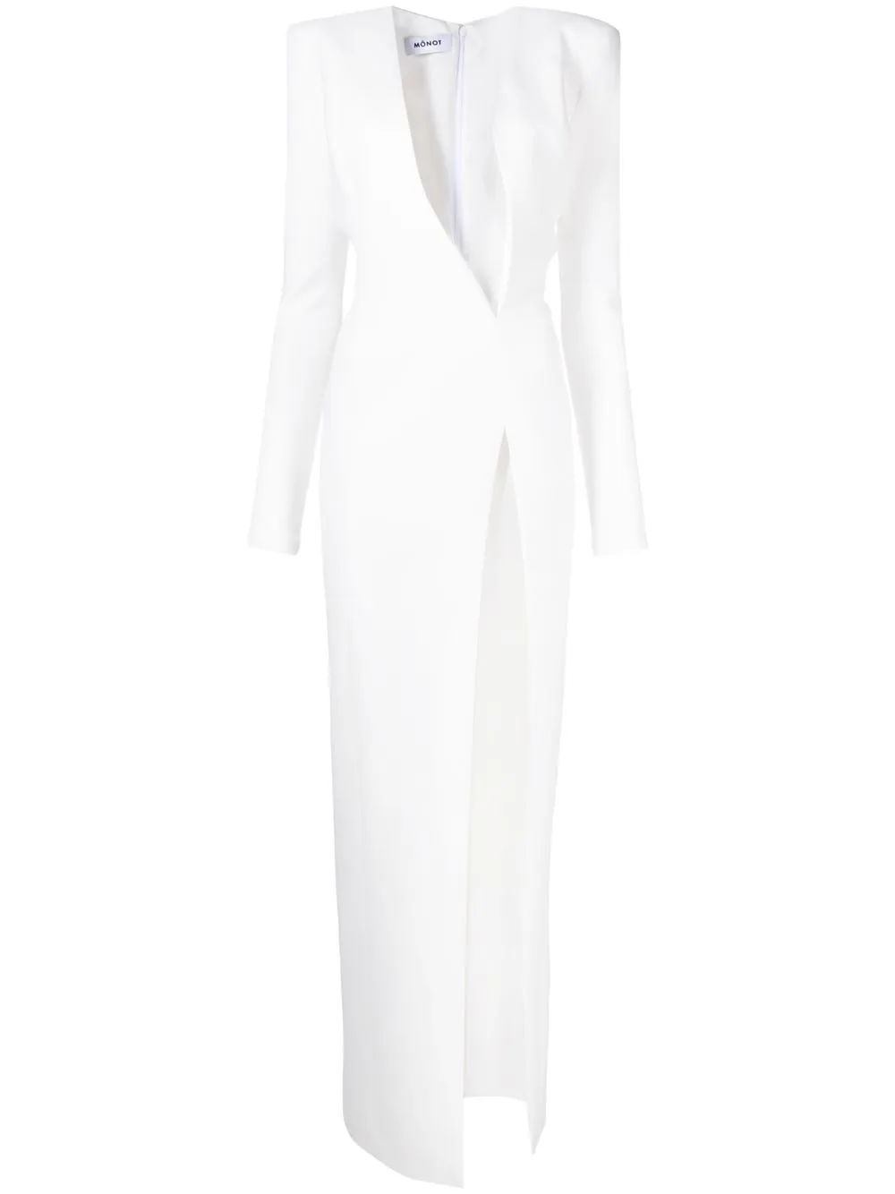 

Платье с V-образным вырезом Mônot, белый