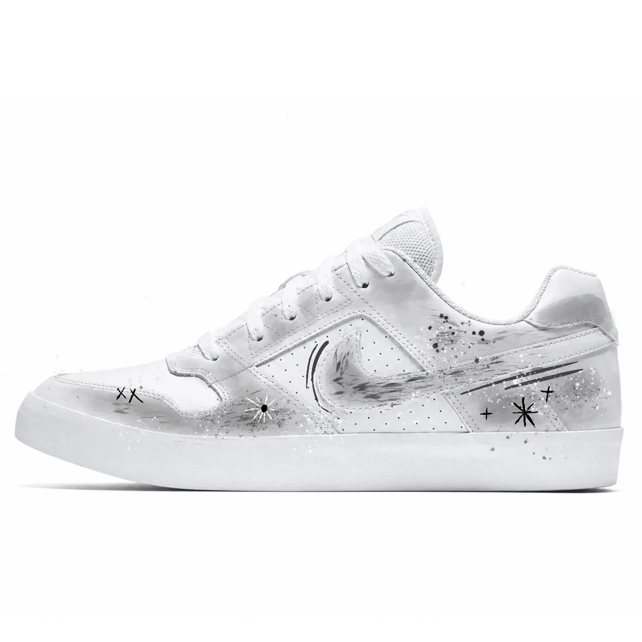 Кроссовки скейтбординг Nike SB Delta Force VULC серые