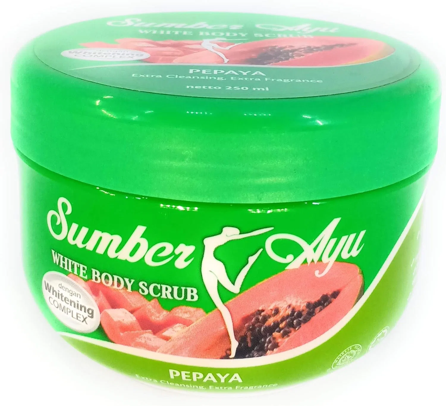 Скраб для тела белый с папайей Sumber Ayu, 250 г