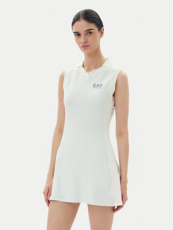 

Теннисное платье облегающего кроя 7W000326 AF13282 M9040 Ea7 Emporio Armani, синий
