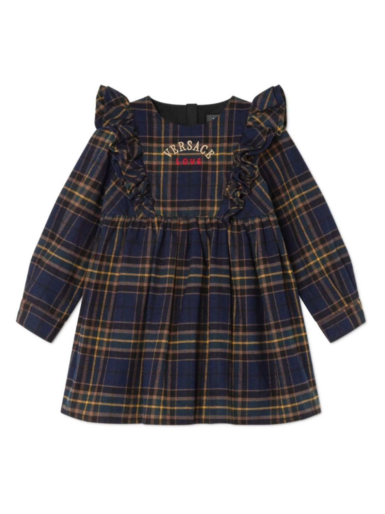 

Versace Kids платье Tartan Love, синий