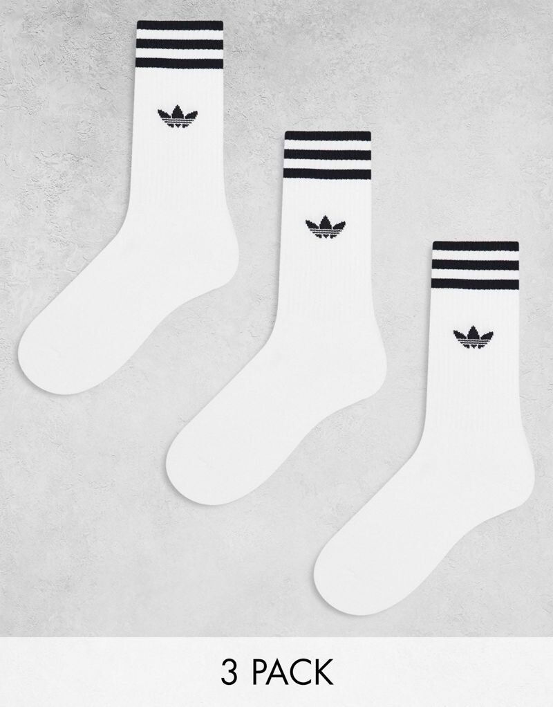 

Adidas Originals — комплект из 3 пар белых носков