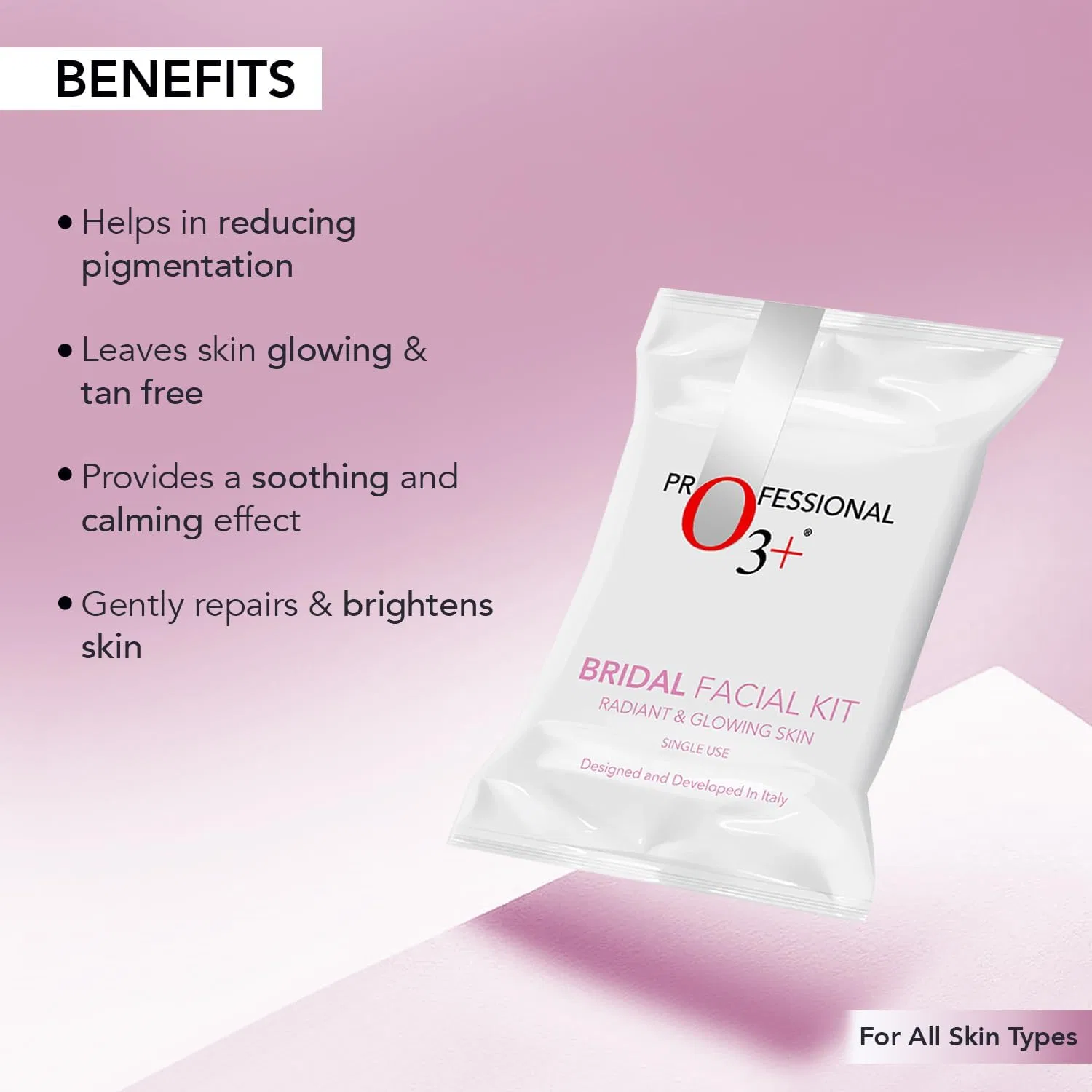 Набор для лица O3+ Bridal Facial Kit Rose 120 г — фото 3