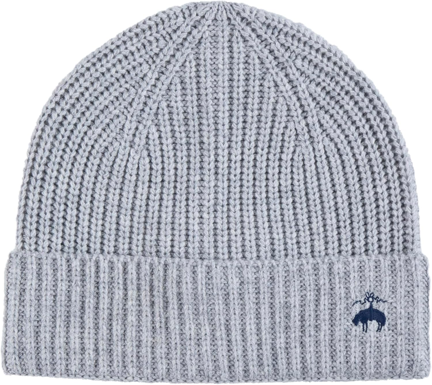 

Мужская фактурная вязаная шапка из шерсти и кашемира Brooks Brothers, Grey Shaker Knit