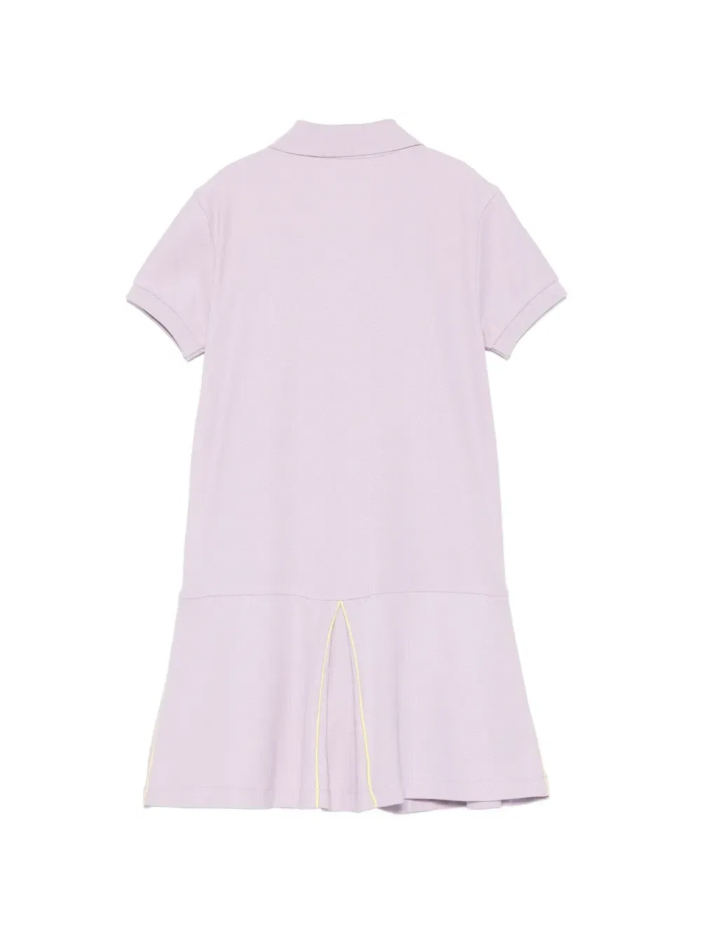Платье с логотипом и воротником поло Emporio Armani Kids, фиолетовый — фото 2