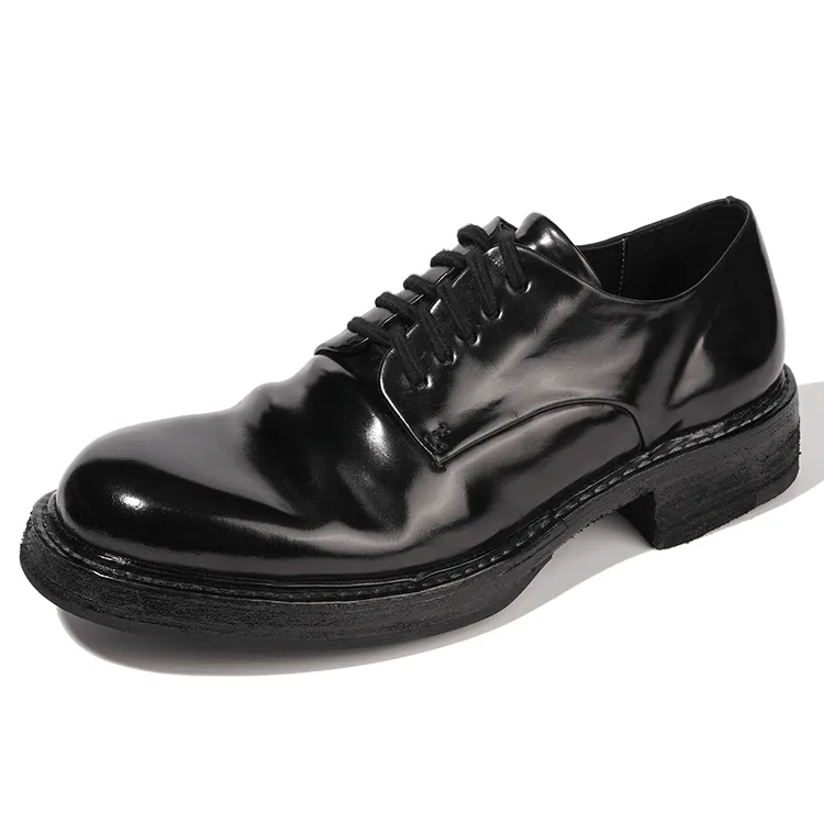 Туфли Vibram Shell Cordovan мужские Dreambox, Coffee Glossy Finish — фото 3