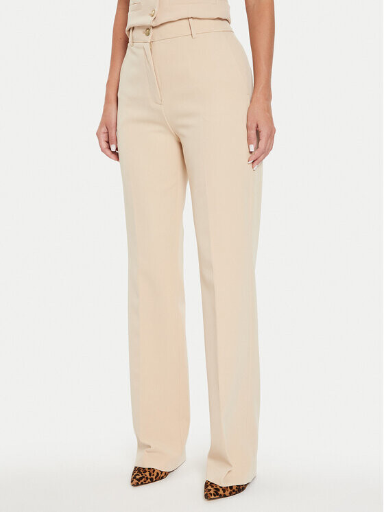

Брюки из ткани regular fit Guess, бежевый