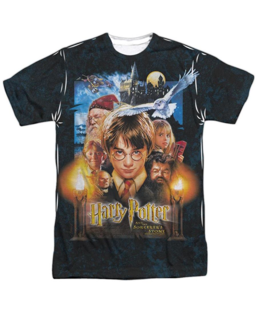 

Мужская футболка с коротким рукавом Начало из полиэстера Harry Potter, White, Белый, Мужская футболка с коротким рукавом Начало из полиэстера Harry Potter, White