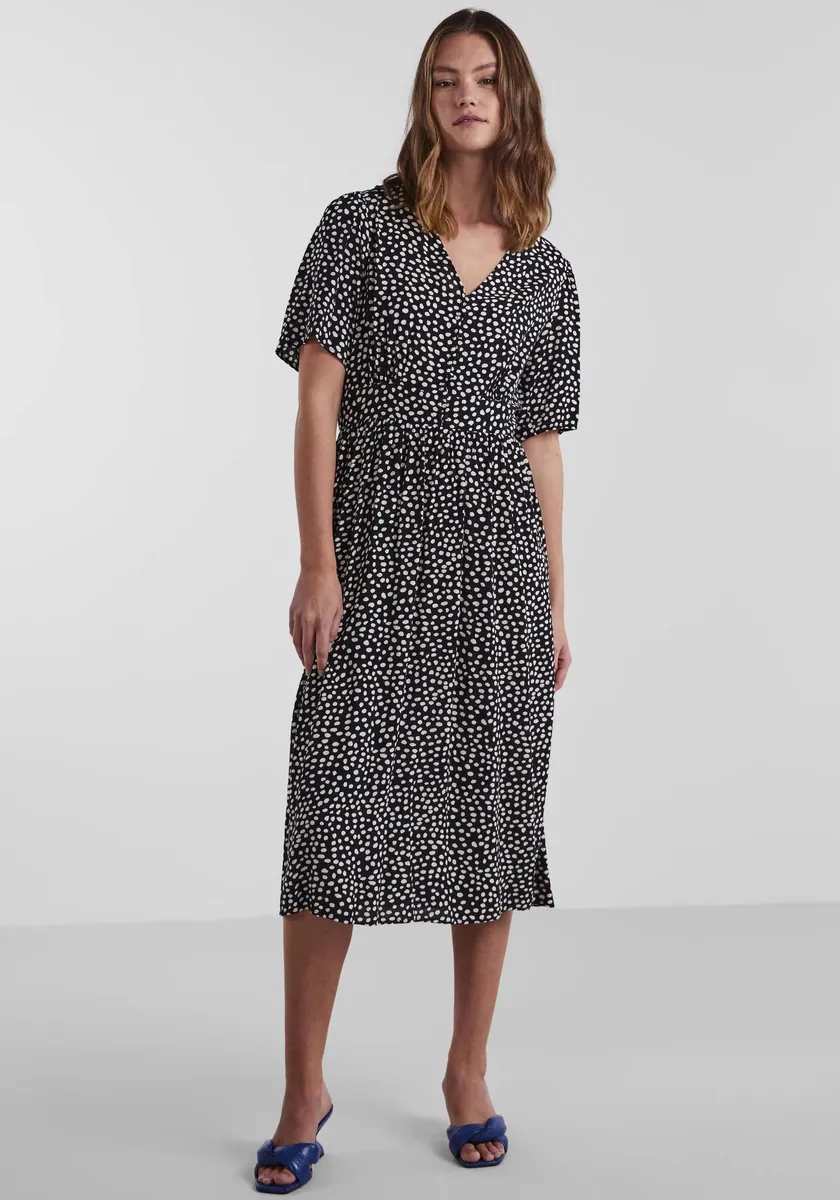 

Платье миди из кусочков "PCTALA SS MIDI DRESS NOOS BC" Pieces, черный