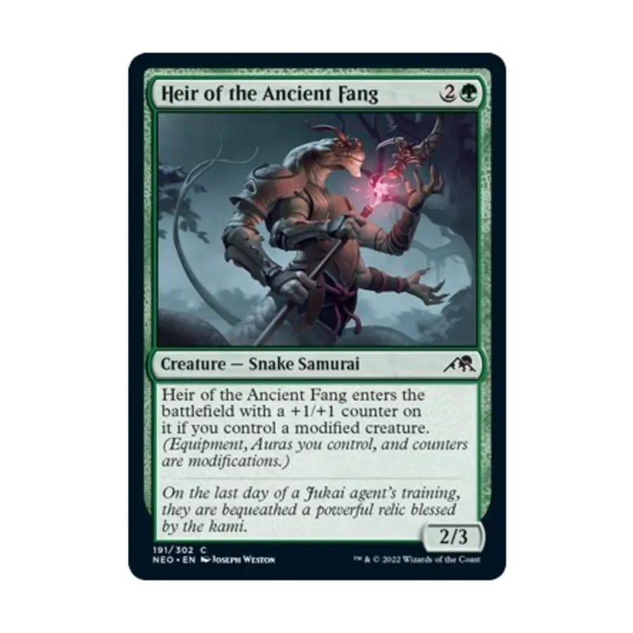 

CCG Наследник Древнего Клыка (клавиша C), MTG - Kamigawa : Neon Dynasty