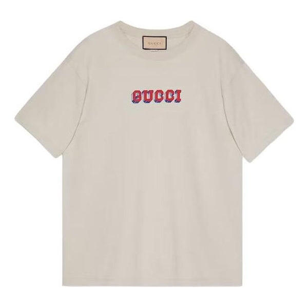 

Футболка print t-shirt 'ivory' Gucci, белый
