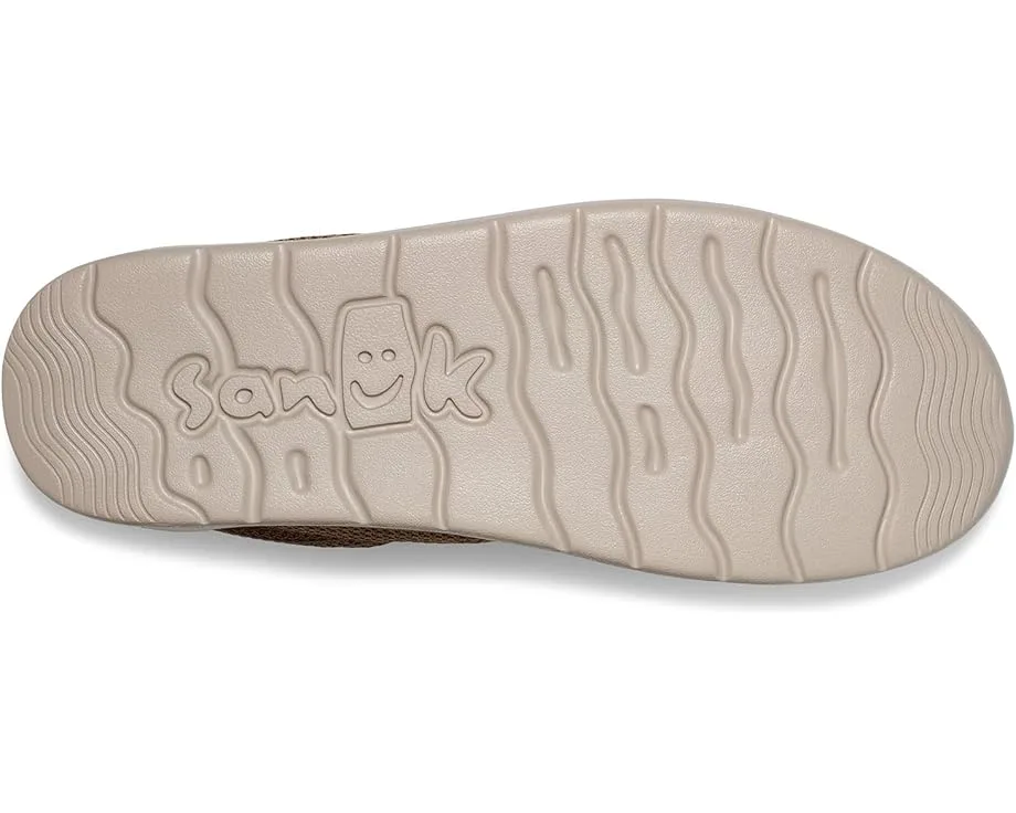 Кроссовки Sanuk Shaka Lite 2 Knit, Khaki — фото 3