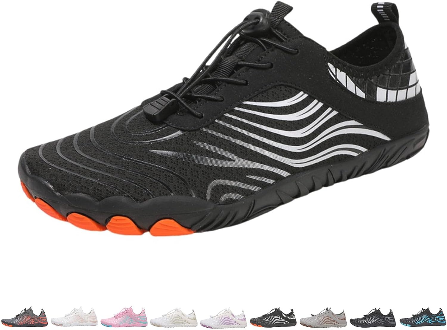 

Заземленные обувь для женщин и мужчин при невропатии, походные ботинки для женщин и мужчин, зимние ботинки с широкой носочной частью и противоскользящим покрытием Generic, черный