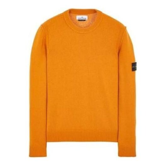 

Свитер lambswool crewneck sweater 'rust' Stone Island, оранжевый