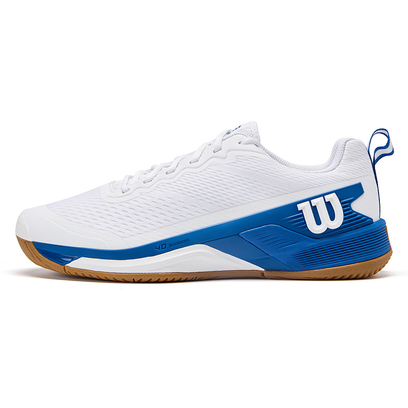 

Wilson RUSH PRO 4.5 Кроссовки для тенниса с поддержкой и низким верхом мужские бело-сине-коричневые, цвет White/Blue/Brown