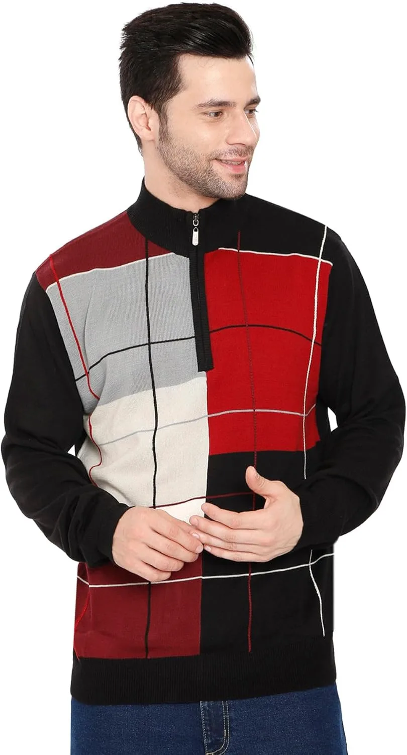 

Turtle Bay New York мужской свитер с цветными блоками и молнией на четверть