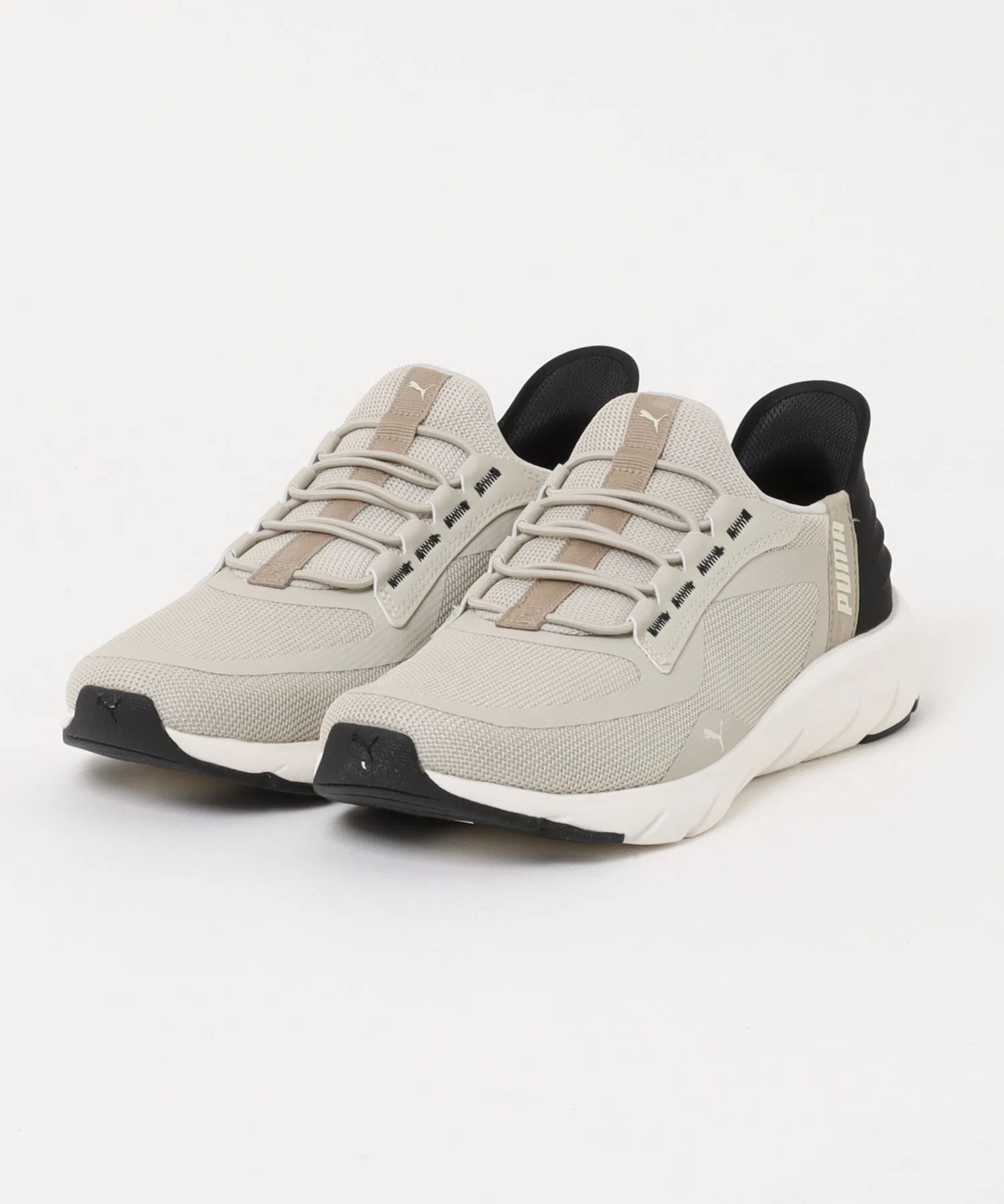 Унисекс слипоны PUMA SOFTRIDE Flex Race Ease In бежевые