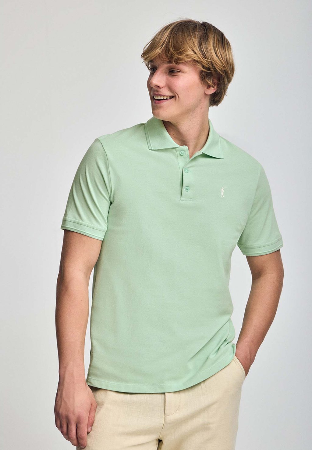 

Рубашка поло REGULAR FIT THREE BUTTONS Polo Club, мятный