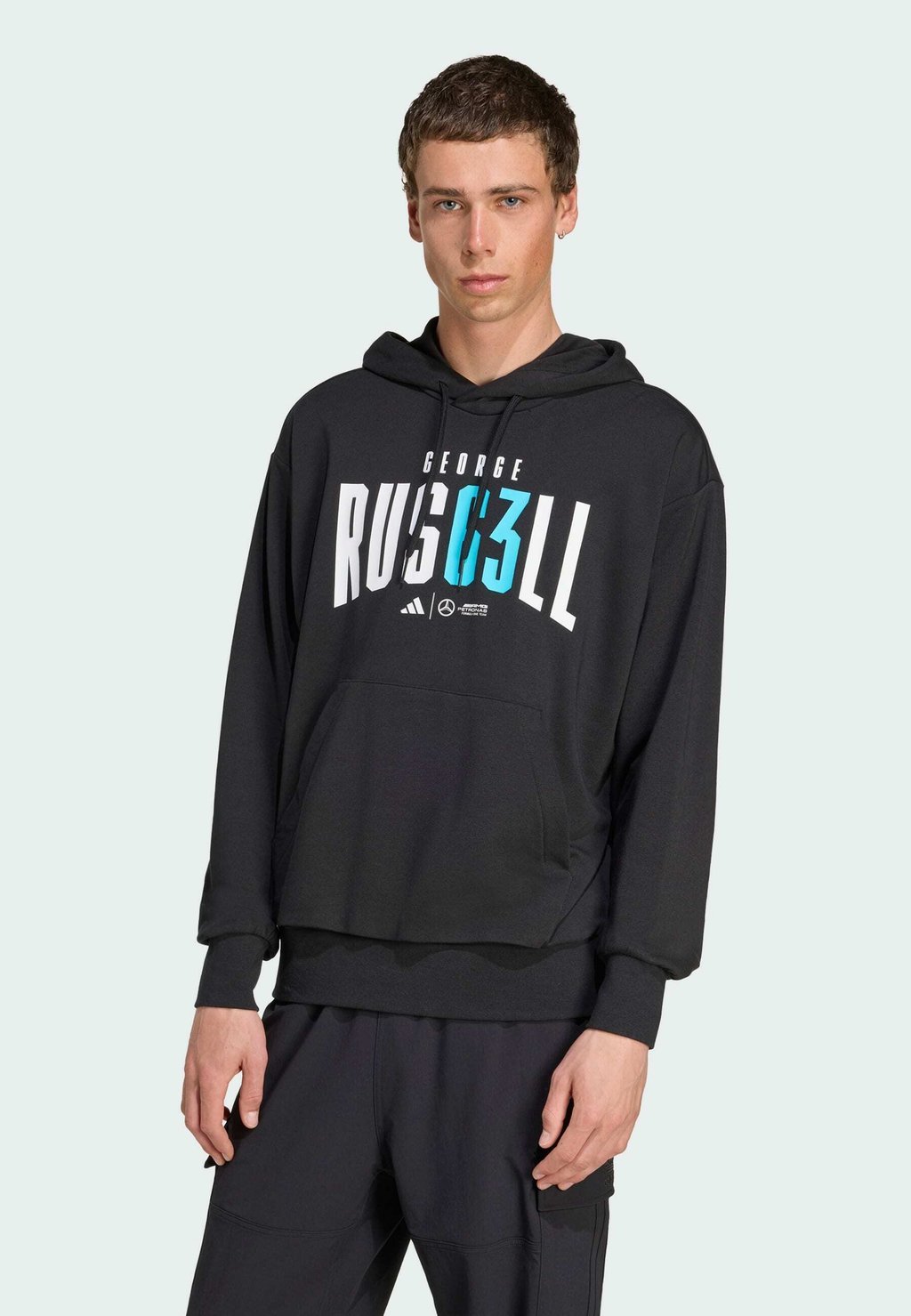 

Толстовка с капюшоном Adidas Performance, черный
