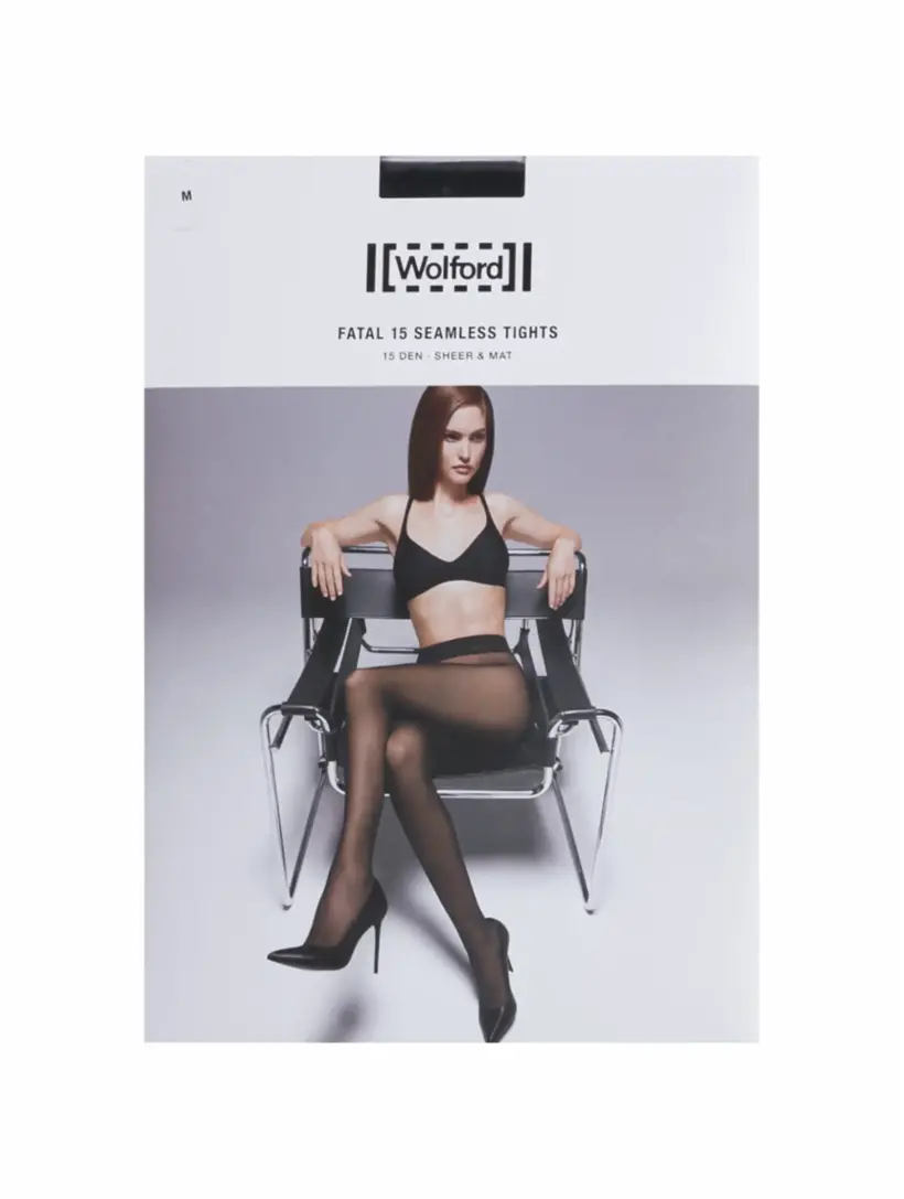 

Капроновые колготки Fatal 15 Wolford, черный