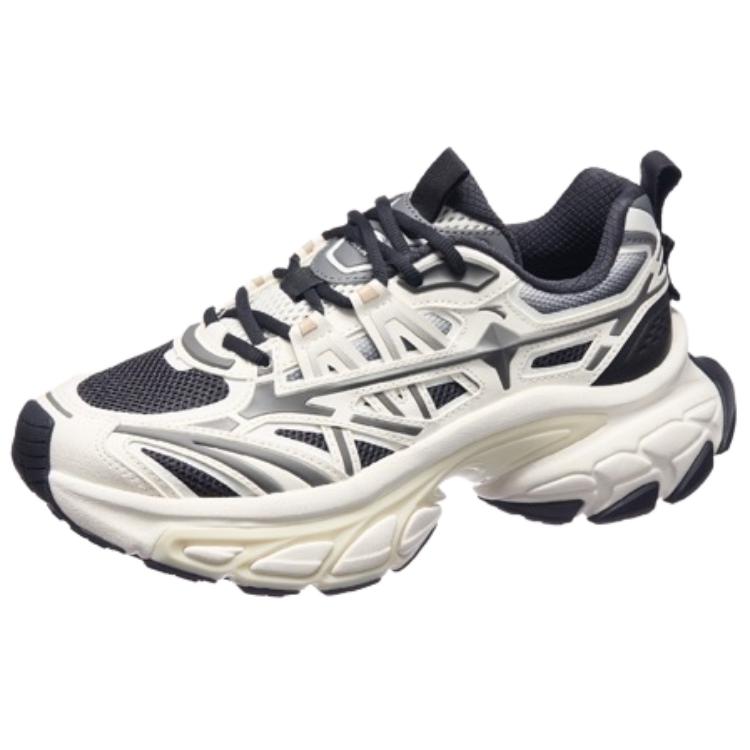 

Абразивостойкие кроссовки Low Top Casual для мужчин ANTA, айвори белый/серый/Plain серый