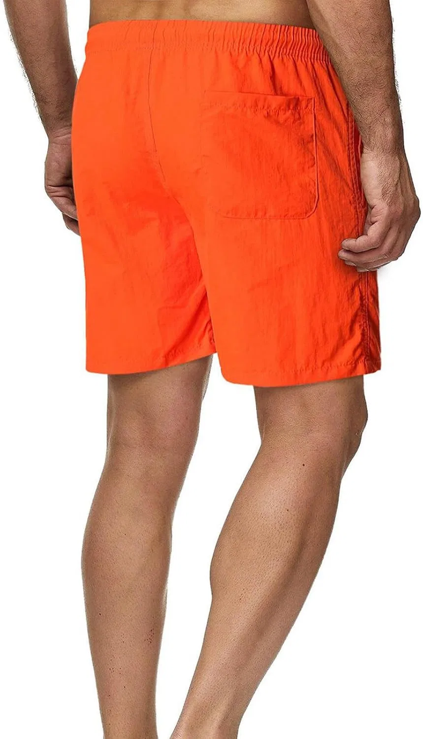 Мужские шорты хлопковые с завязкой Orange