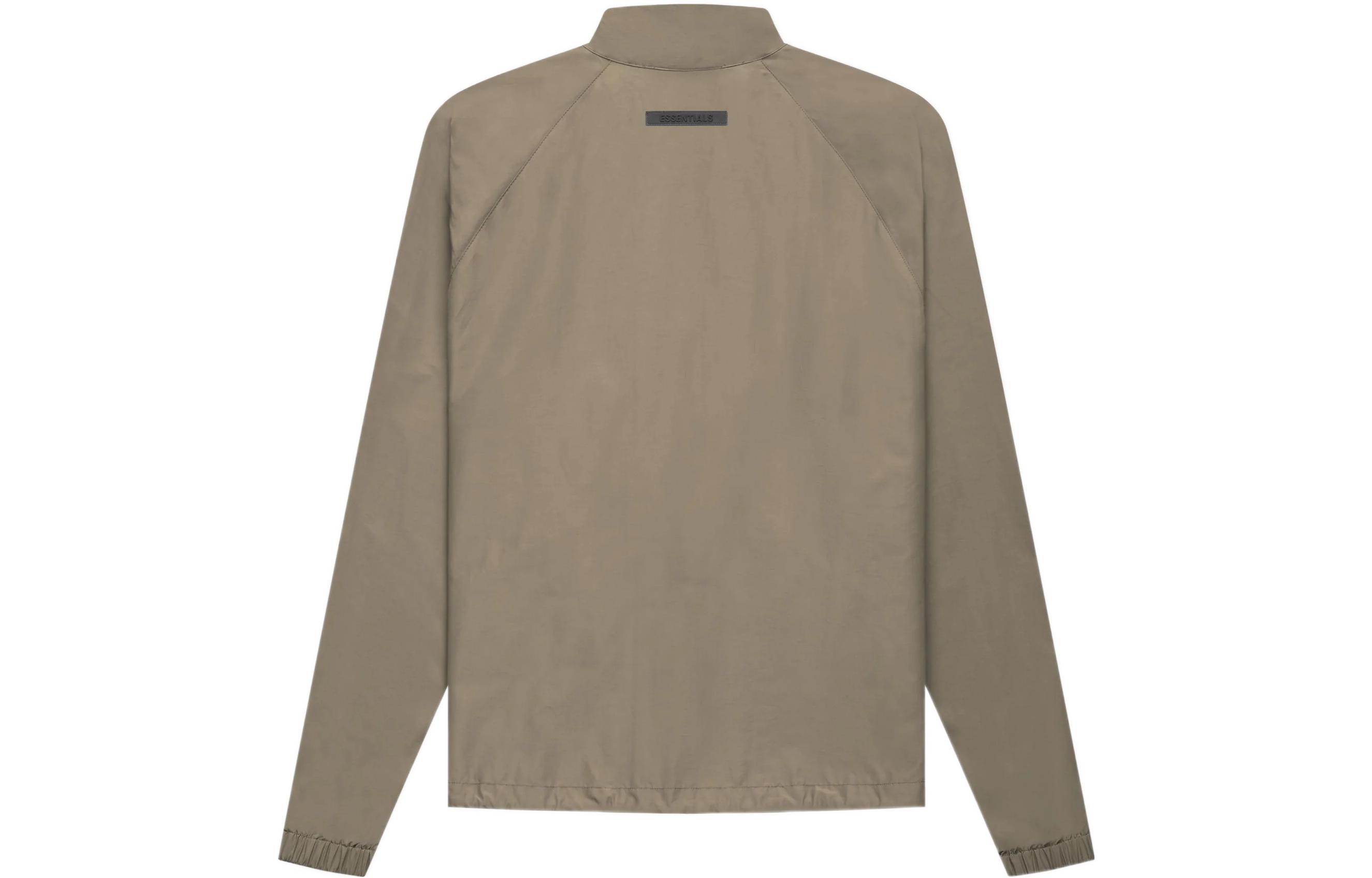 Полузастегивающаяся спортивная куртка Fear Of God Essentials, пшенично-коричневый — фото 3