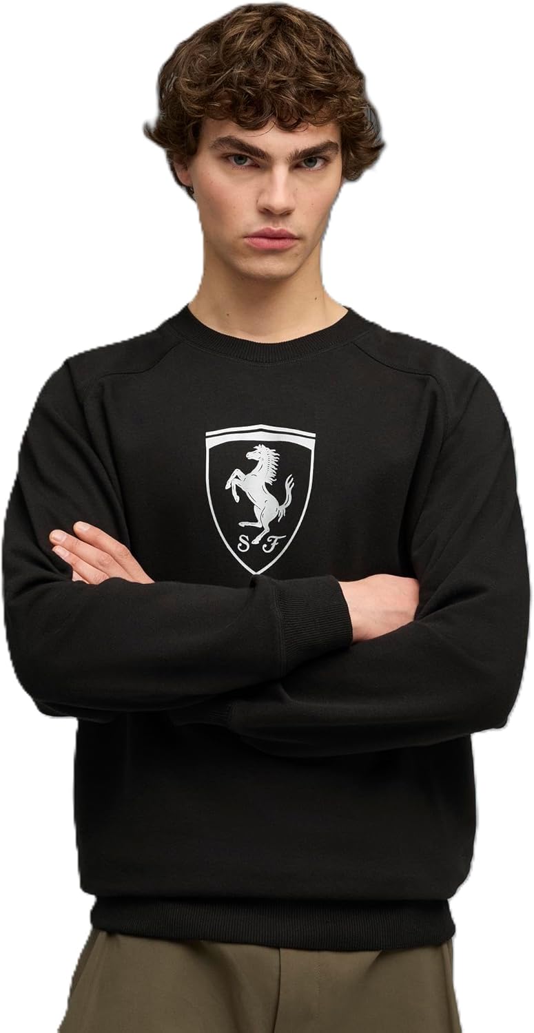 

Футболка с эмблемой Ferrari, мужская Puma, черный