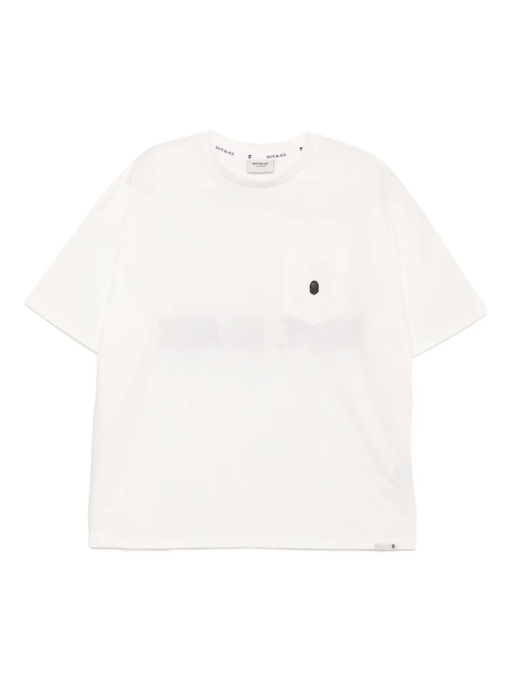 

Футболка с вышитым логотипом BAPE BLACK *A BATHING APE, белый