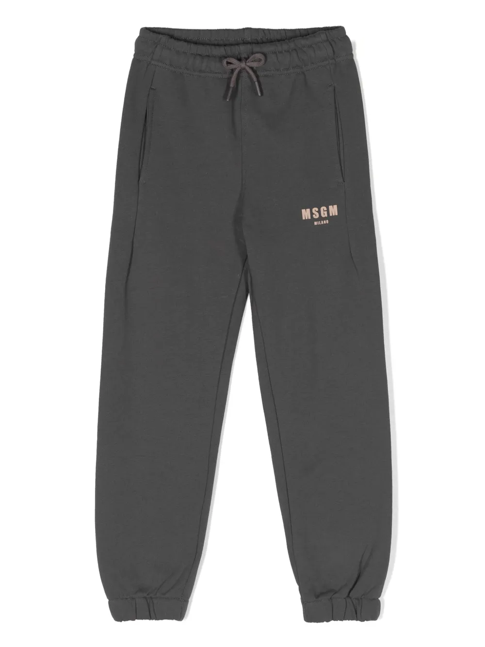 

Брюки с логотипом MSGM Kids, серый
