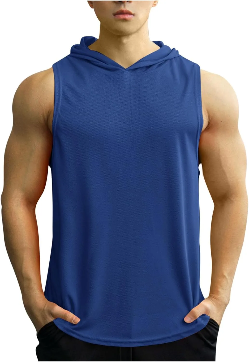 

Мужская спортивная майка с капюшоном Soft для тренировок