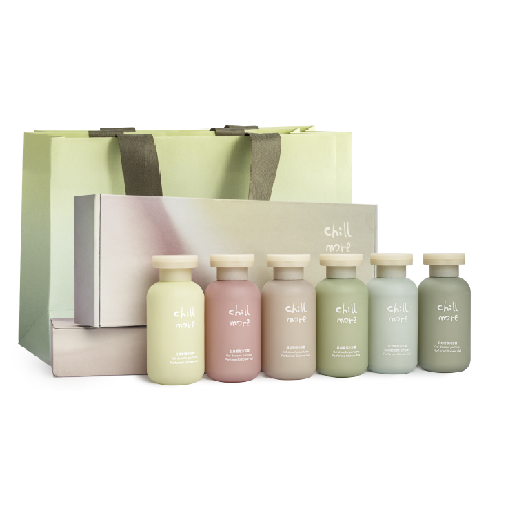 

Набор гелей для душа с устойчивым ароматом Clean 120мл*6, универсальные ароматы, дорожный набор для мужчин и женщин на все сезоны Chillmore