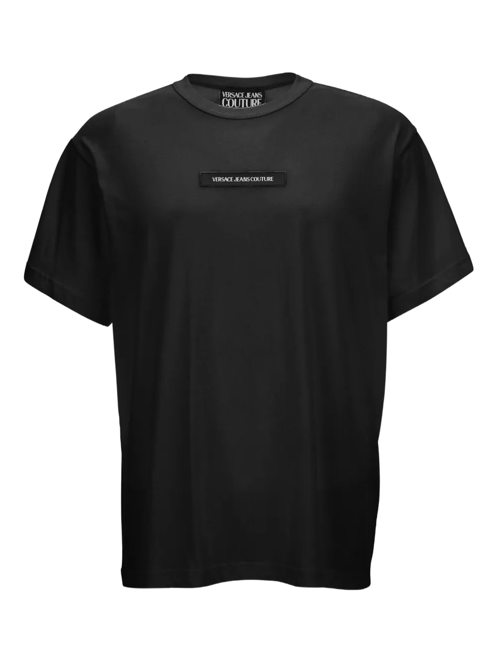 

Футболка с нашивкой-логотипом Versace Jeans Couture, черный