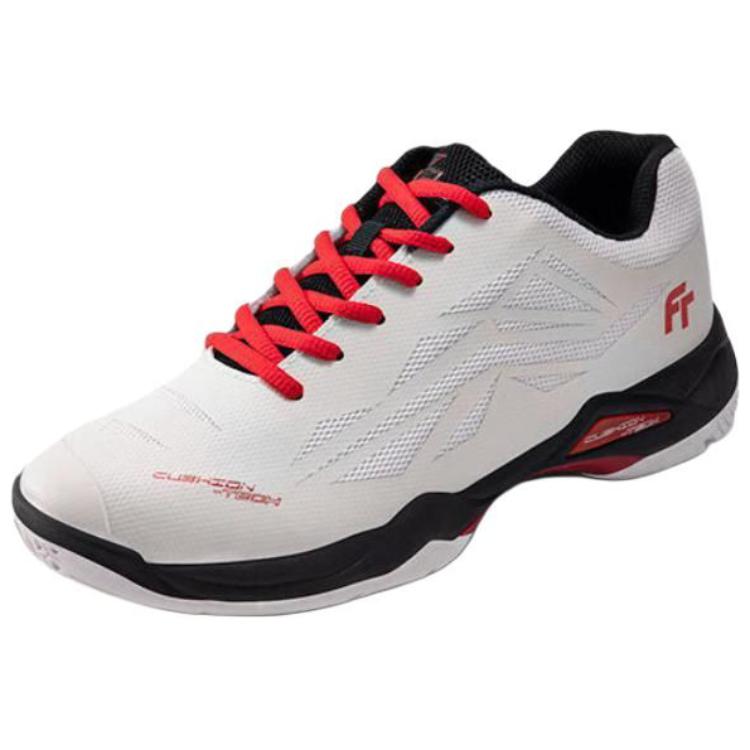 

FT FELET Непромокаемые устойчивые к скольжению и истиранию амортизаторы низкие кроссовки для бадминтона мужские white black red
