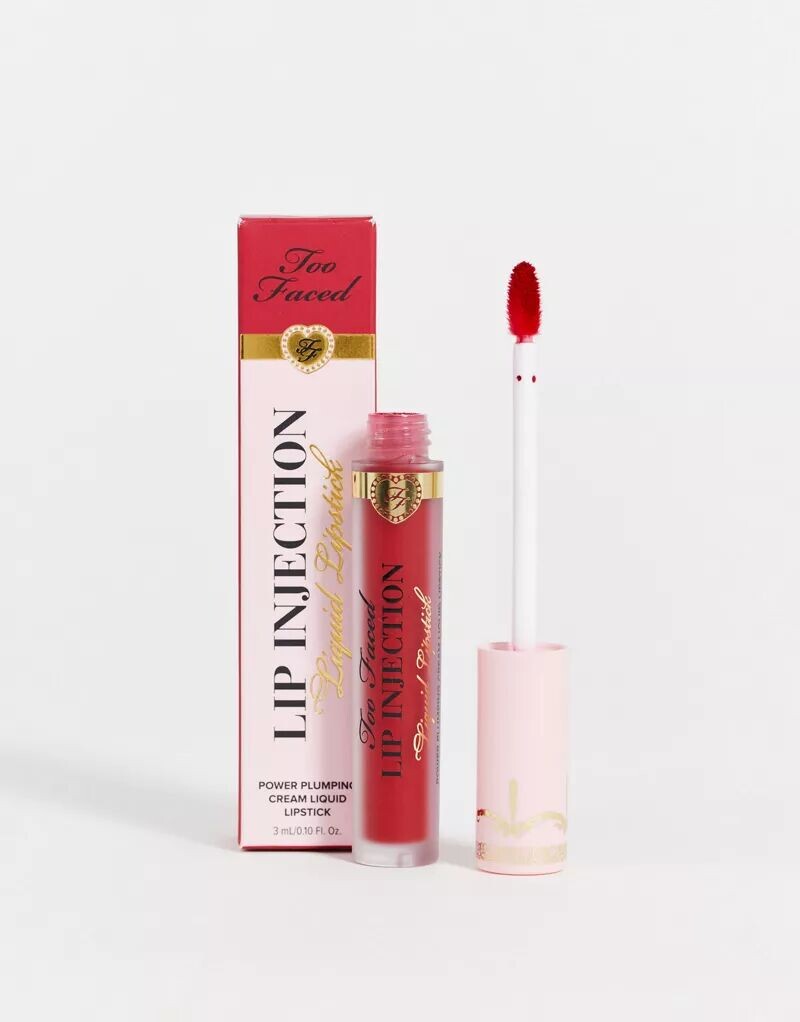 

Too Faced - Lip Injection - Жидкая полуматовая губная помада - InFATuated Too Faced Cosmetics