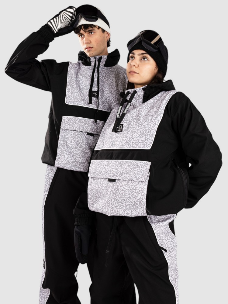 

Анорак BA Supply Baseline Pullover Anorak, airtime / black