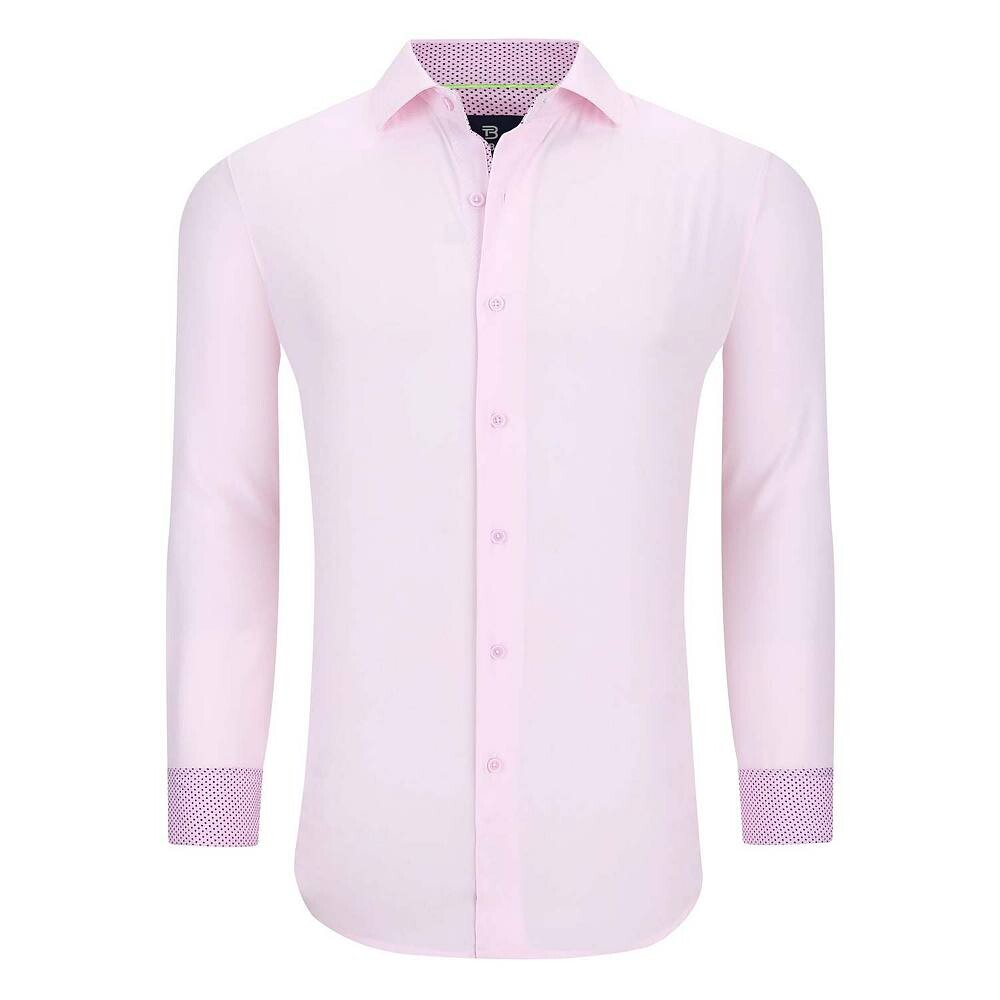 

Tom Baine Slim Fit Performance с длинными рукавами и пуговицами, розовый