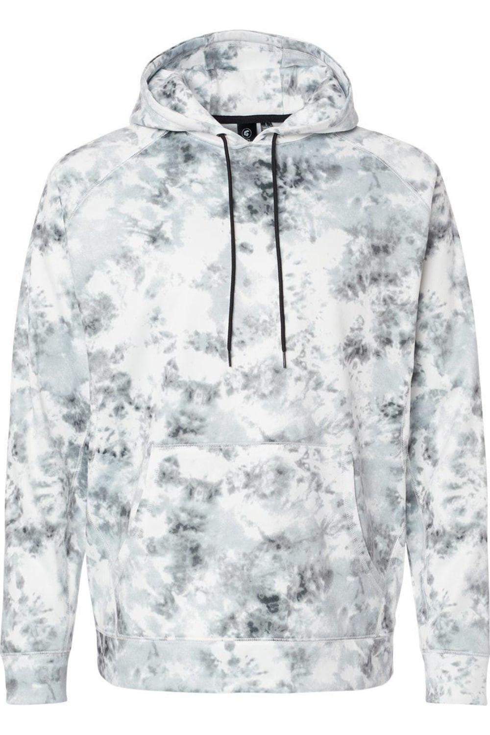 

Свитшот-пуловер Burnside Performance Raglan, цвет white tie dye