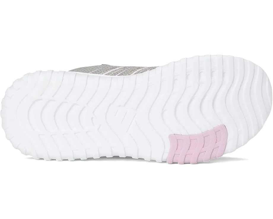 Кроссовки Adidas Kids Kaptir Flow 2.0 Shoes (Little Kid/Big Kid), Silver Pebble/Bliss Lilac/Wonder Silver — фото 3