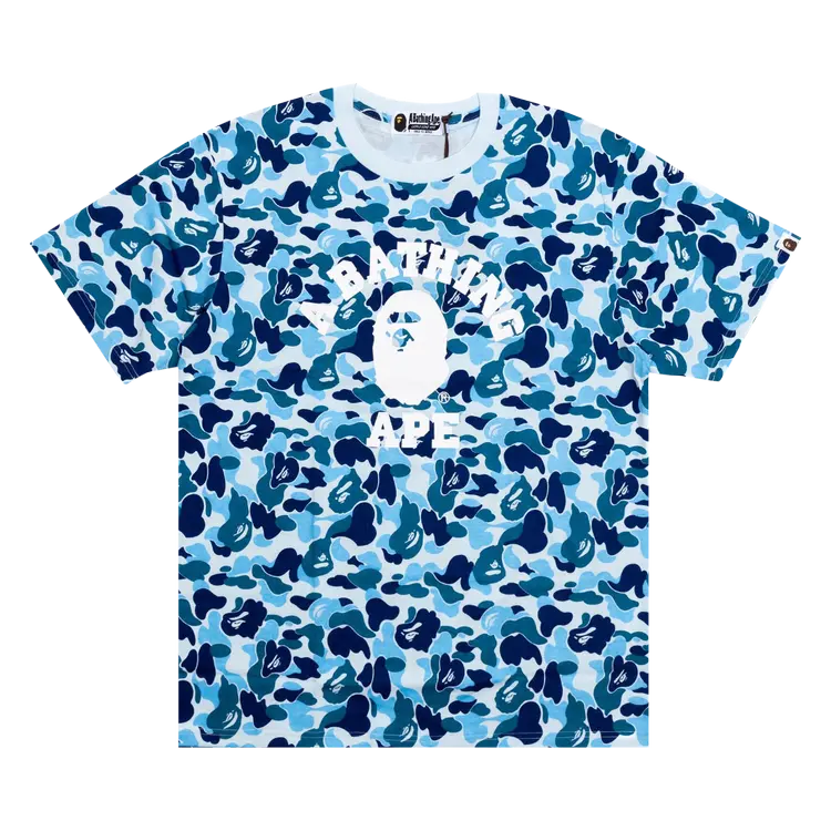 

Футболка BAPE ABC Camo College 'Blue', синий