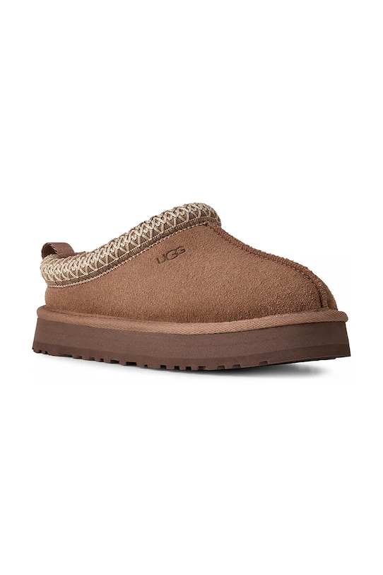 Детские замшевые тапочки K TAZZ Ugg, коричневый — фото 2