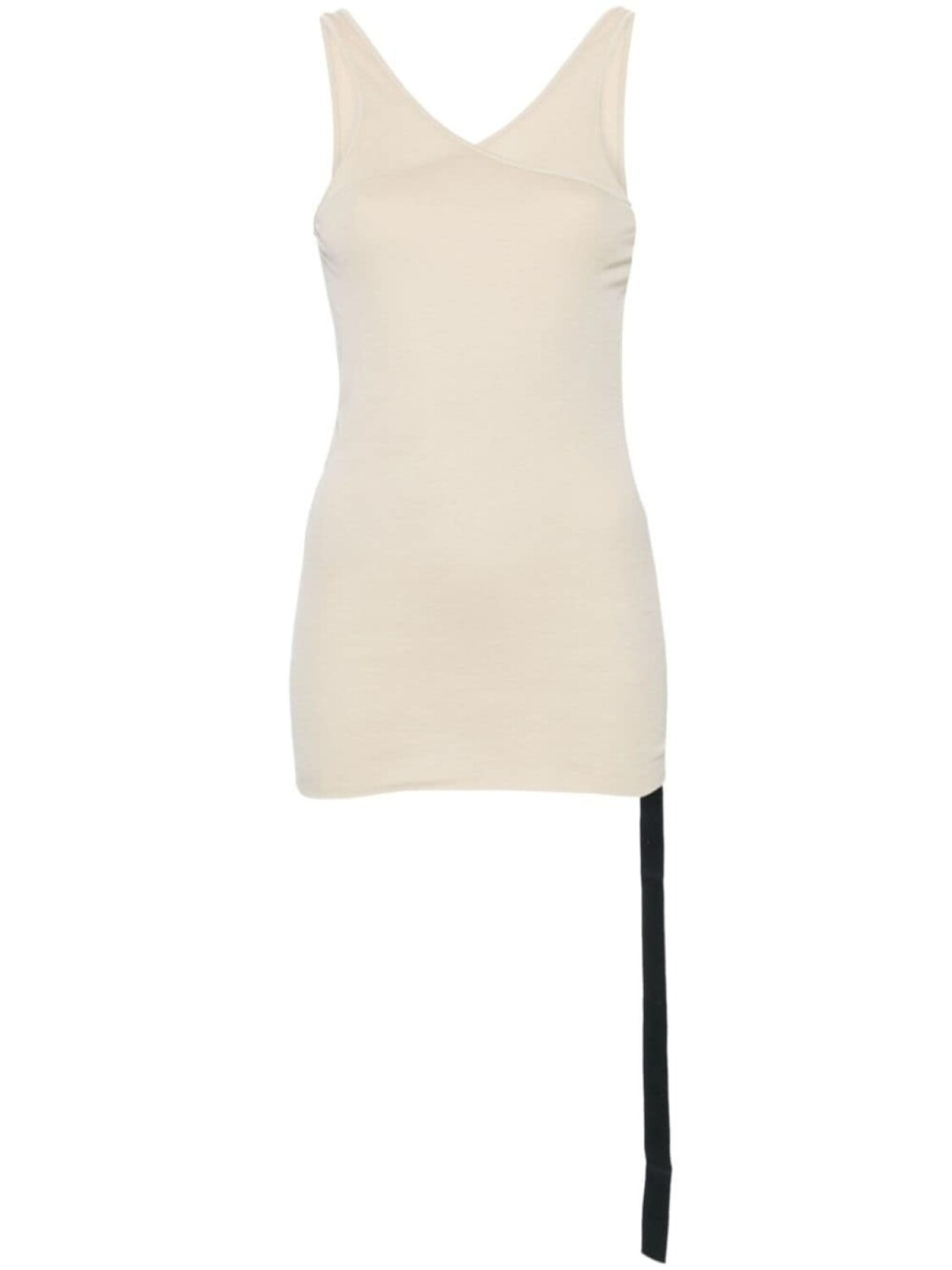 

Rick Owens DRKSHDW топ Double Ziggy Banana из джерси, нейтральный цвет