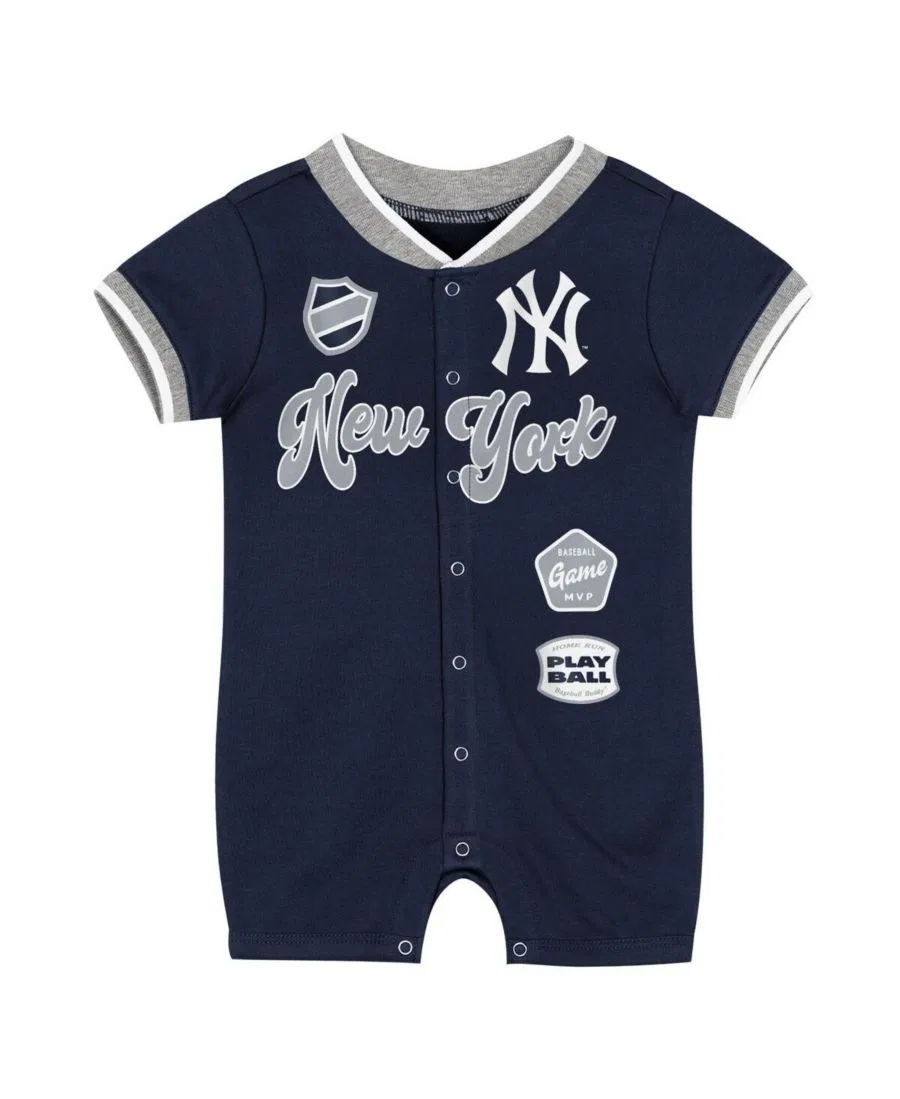 Детский комбинезон New York Yankees темно-синего цвета для мальчиков и девочек Outerstuff — фото 2
