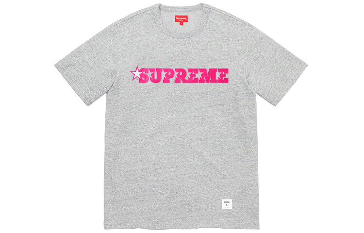 Футболка Supreme Star Logo, черный / желтый — фото 2