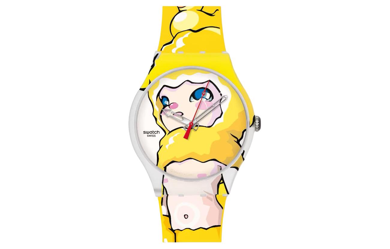 

SWATCH Часы Unisex Yellow Watch SUOZ113, Yellow Watch Dial