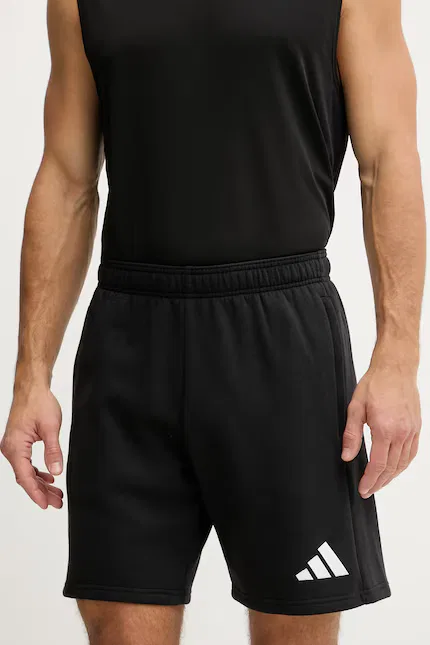 Шорты из эластичной ткани Adidas Performance, черный