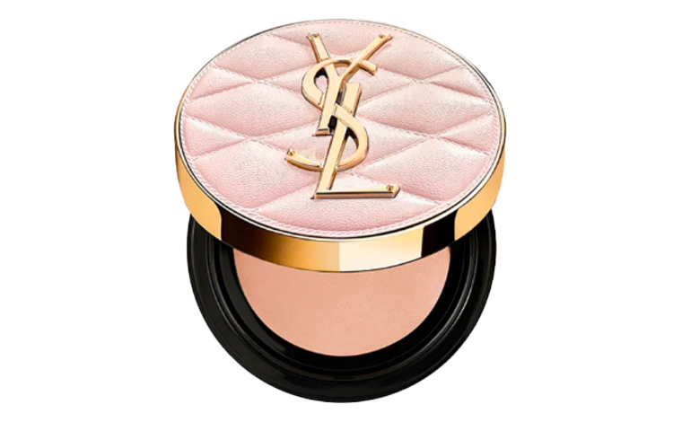 Тональный кушон Yves Saint Laurent Touche Éclat Glow-Pact Cushion #B20, желтый/белый — фото 3