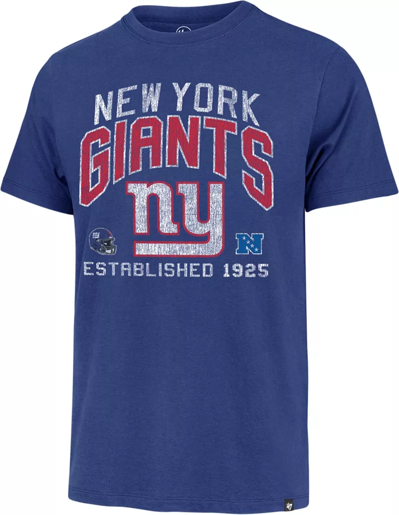 

Мужская синяя футболка '47 New York Giants Turned Up