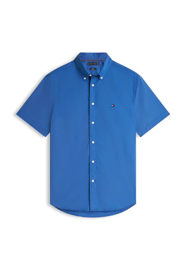 Рубашка с коротким рукавом из поплина, стандартного кроя, модель th flex. Tommy Hilfiger, Blue Orbit — фото 4